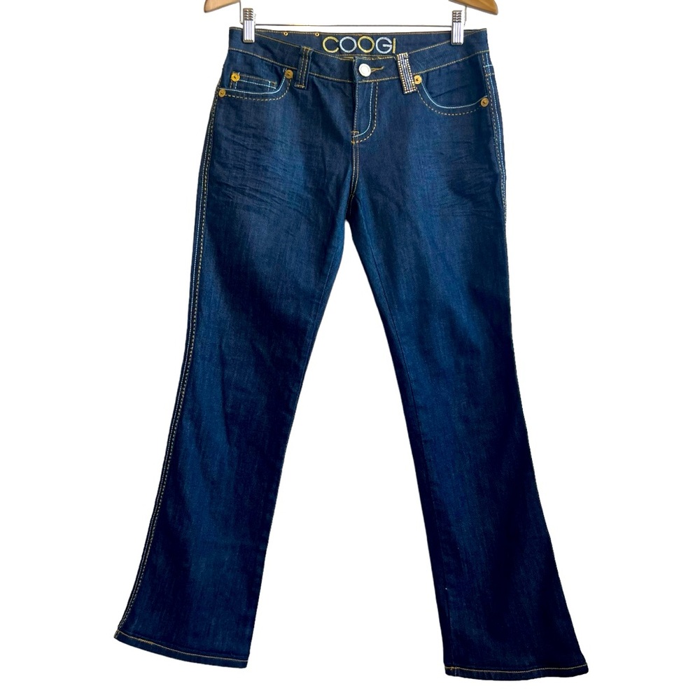 Coogi AustraliaWomens Size 7/8 Bootcut Gold Blingy Jeans